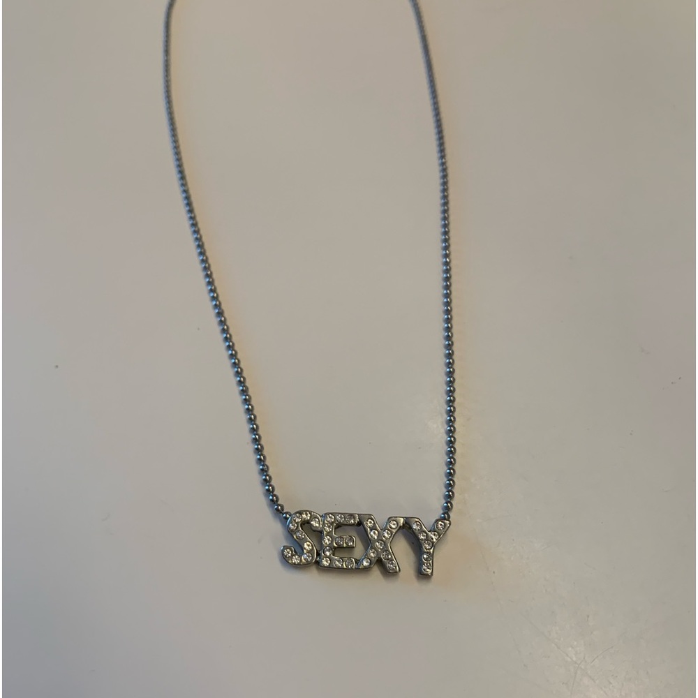 Necklace With Rhinestones - Picture 3 of 7